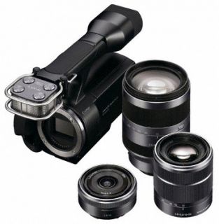 Sony NEX VG10E HD Flash Camcorder 3,0 Zoll Kit schwarz 