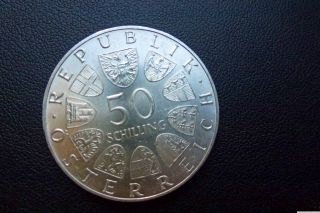 Silber Münze Österreich, 50 Schilling, IX. Olympische Spiele
