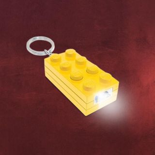 LEGO Taschenlampe Mini Baustein gelb Klassischer Lego Stein mit LED