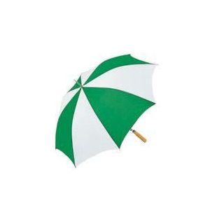 Automatik Regenschirm grün weiß Sport & Freizeit