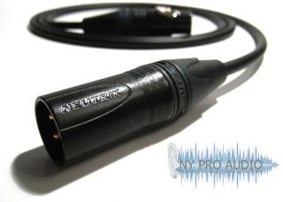 Gotham Audio GAC 3 Professional Balanced Microphone Cable XLR Male to