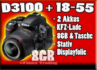  Digitalkamera Kit AF S DX 18 55 + Mega Erweiterungs Set 8 ###