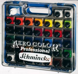 Schmincke AERO COLOR Professional Kunststoffkoffer große Farbauswahl