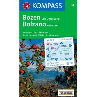 Bozen und Umgebung/Bolzano e dintorni: Wandern / Rad / Skitouren. Mit