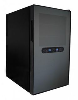 AMSTYLE Design Minikühlschrank 48L 18 Flaschen 8° 18°C