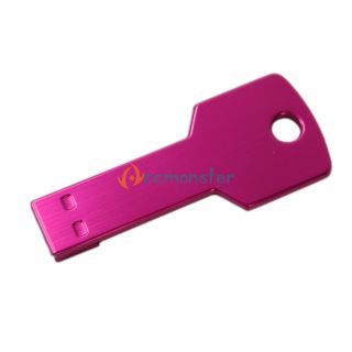Mini Key Shape USB 2.0 Metal Flash Memory Stick Jump Thumb Drive Pen