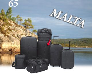 65cm MALTA Trolley Trolly Reise Koffer extra leicht schwarz M65s