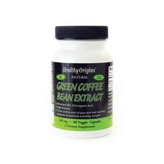 Healthy Origins, Green Coffee Bean Extract, 200 mg, 60 Veggie Caps