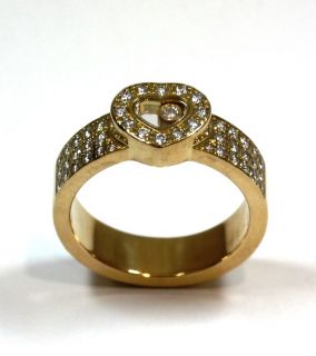 Chopard Happy Diamonds Herz  Ring 750/Gelbgold Brillanten top