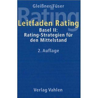 Leitfaden Rating/ mit CD ROM (Quick Rater) Basel II Rating