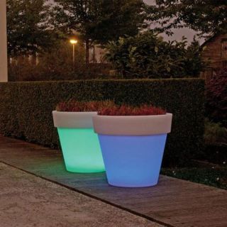 DESIGN Pflanzgefäß / Blumenkübel beleuchtet LED, H 70 cm NEU