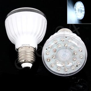 E27 23 LED Bewegungsmelder Lampe Licht Nachtlicht Weiß