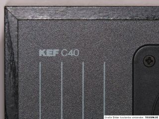 Top 1 Paar Kef C40D Highend Lautsprecher inkl. 1 Jahr Gewährleistung