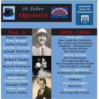 Operette Vol. 3, Historical Recordings from 1932 34: Musik