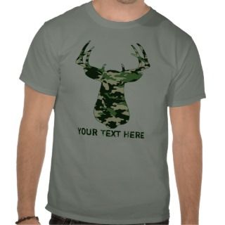 Deer Hunting Camo Buck Tee Shirts