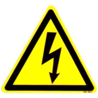 Hinweisschild Piktogramm   Warnung vor gefährlicher elektrischer