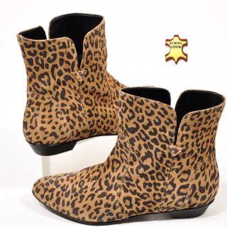 , echt Leder, Leopard, Größe:41: Schuhe & Handtaschen