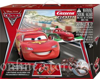 Carrera Go  Disney Pixar Cars 2 / World Grand Prix – 62241 Neu