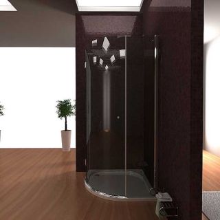 Klarglas Echtglas Dusche Glas Duschwand Rund dusche Duschabtrennung