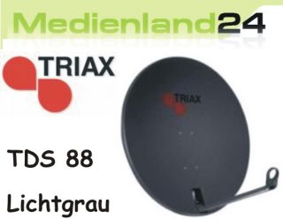 TRIAX TDS 88 cm Stahl Sat Spiegel Antenne anthrazit 5702661228124