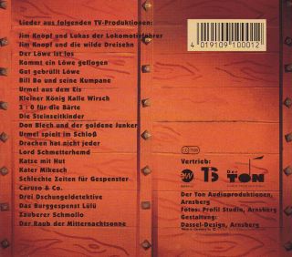 AUGSBURGER PUPPENKISTE CD  Die schönsten Originallieder