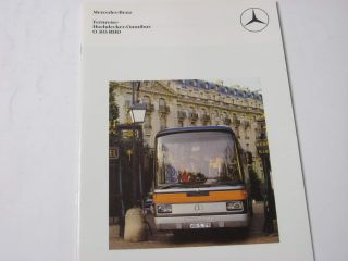 Mercedes Omnibus O 303 RHD Prospekt 1983/84