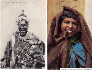 Konvolut / Sammlung (5) Ansichtskarten von Tanger, Marokko, Afrika