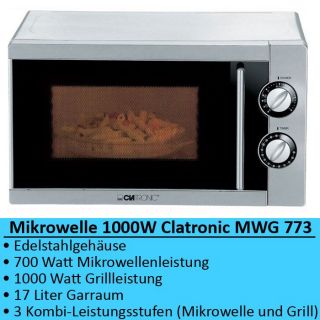 LUXUS 700 Watt Mikrowelle Mikrowellenofen 1000 Watt Grill Ofen