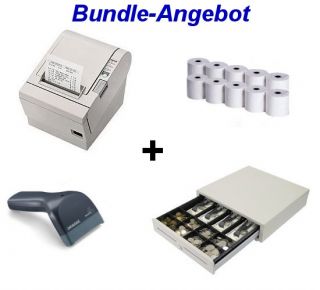 Bundle TMT 88 III + neue Kassenlade + USB Barcode Scanner Datalogic