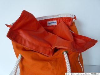 Kultige 70er Strandtasche Segeltasche Badetasche Anker