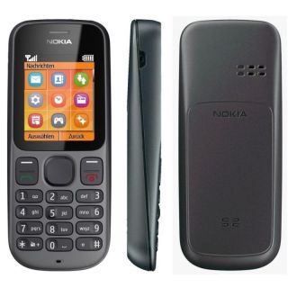 Nokia 100 Phantom Black Marken Taschenlampen Handy mit Grosstasten