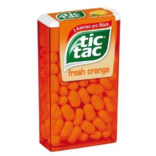 Tic Tac orange Großpackung, 6er Pack (6 x 49 g Packung) 