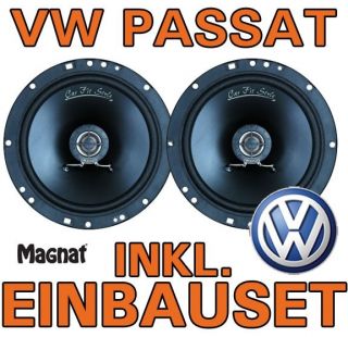 VW Passat 3B 3BG MAGNAT LAUTSPRECHER BOXEN SET 16cm 2 WEGE FRONT HECK