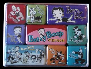 Betty Boop Kühlschrank MAGNETE Rockabella Fridge Set Vintage Style
