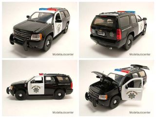 Chevrolet Tahoe 2010 Highway Patrol Police, Modellauto 1:24 / Jada