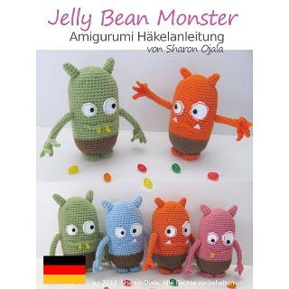 Jelly Bean Monster Amigurumi Häkelanleitung eBook Sharon Ojala