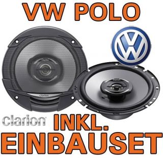 VW Polo 9N & 9N3 LAUTSPRECHER BOXEN SET KOAXE 2 WEGE Clarion 280W