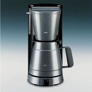 Braun AromaSelect Pearl Black Thermo KF177 Kaffeemaschine titan
