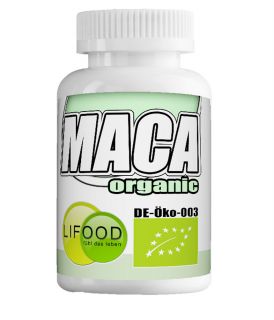 Lifood Bio MACA Organic 100% Bioliogisch, 360 Presslinge, Potenz