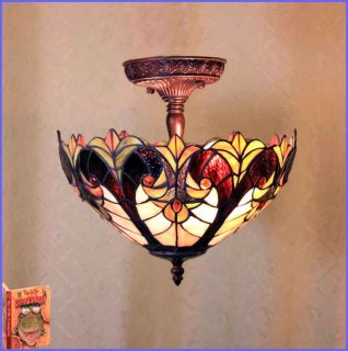 Edel Tiffany Lampe Tiffanylampe Deckenlampe Decken Lampe GN108 GE