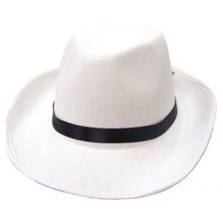 Gangster Weiss Al Capone Hut Hüte Kostümzubehör 