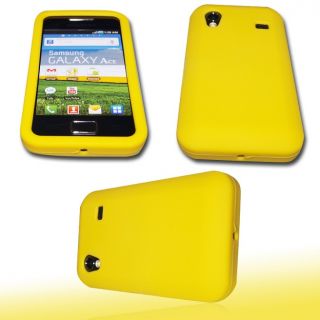 Handy Tasche Silikon Case Etui f. Samsung GT S5830 Galaxy Ace / Gelb