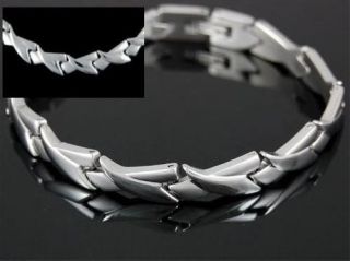 Solide Armband Edelstahl 316L (gestempelt) 21 cm Farbe Silber