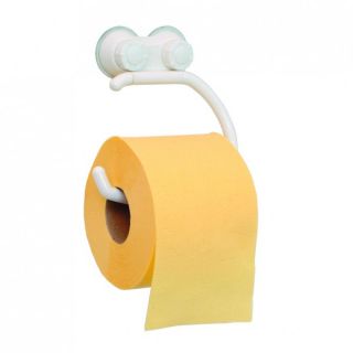 WC Rollenhalter Toilettenpapierhalter ohne Bohren weiß