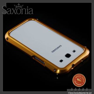 CNC Aluminium Bumper Case Alu Hülle Tasche Gold für Samsung i9300