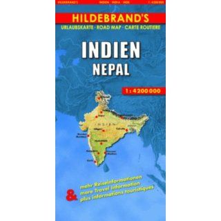 Hildebrands Urlaubskarten, Indien, Nepal Ortsregister