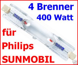 Brenner 400 Watt 118 mm lang für PHILIPS SUNMOBIL