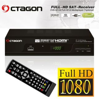 Octagon SF 118 HD Entrance Digital Sat Receiver Full HD HDTV USB