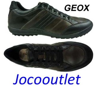 121 Geox Hr Sneaker Uomo ITALO, schwarz, Gr. wähle