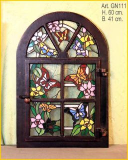 Tiffany Stall Eisenfenster Fenster Wand Stallfenster Eisen Jugendstil